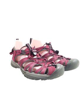 KEEN Womens Size 9.5 Whisper Red Fisherman Sports Sandals